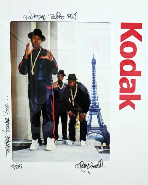 Ricky Powell - Run DMC in Paris, Kodak